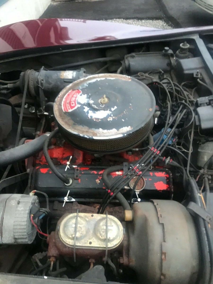 1973 Red Chevrolet Corvette Coupe