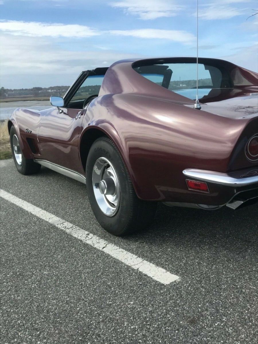 1973 Red Chevrolet Corvette Coupe