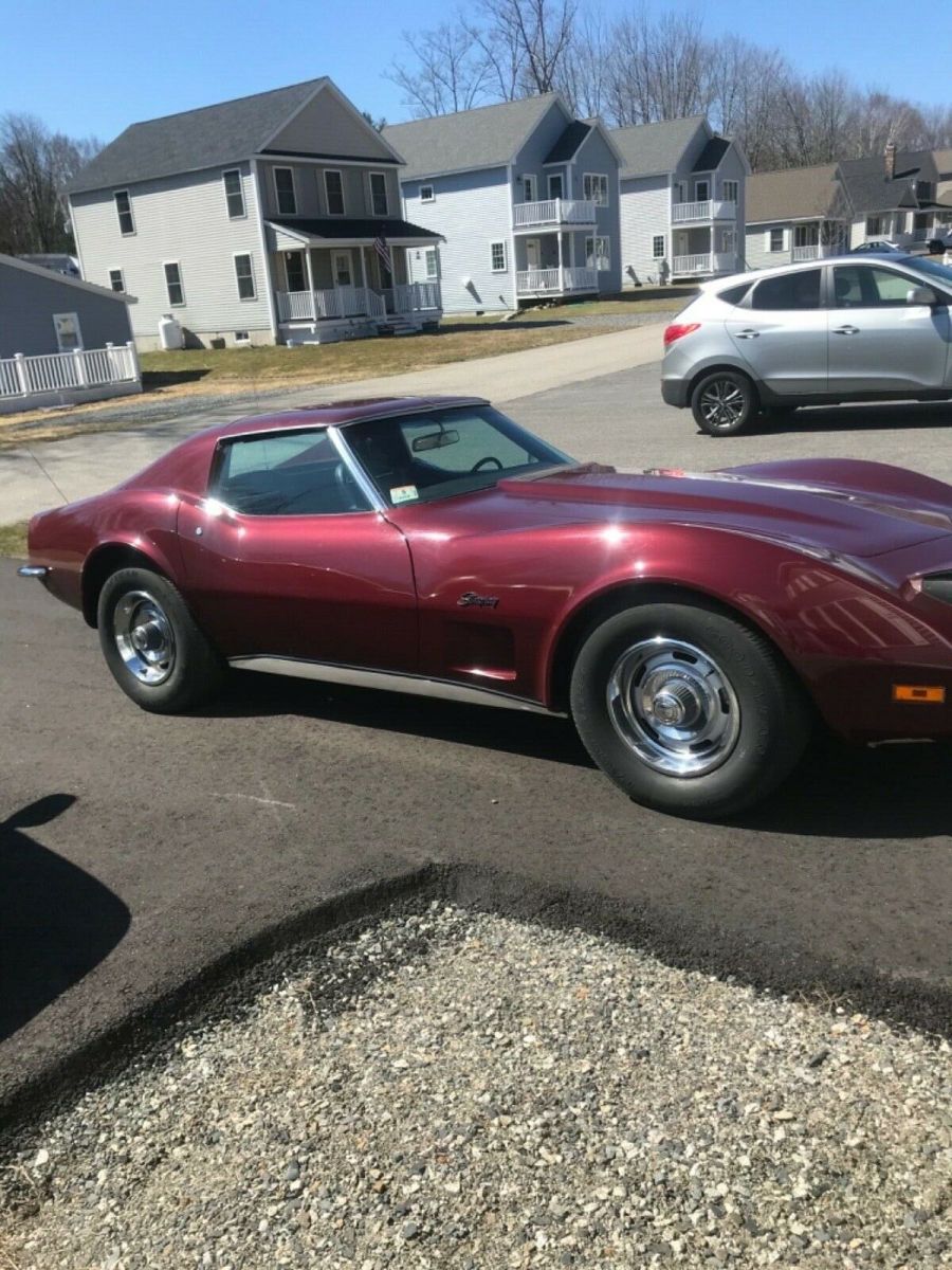 1973 Red Chevrolet Corvette Coupe