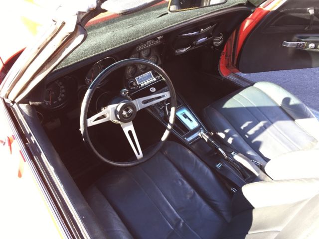 1973 Red Chevrolet Corvette Coupe