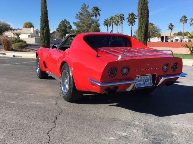 1973 Red Chevrolet Corvette Coupe