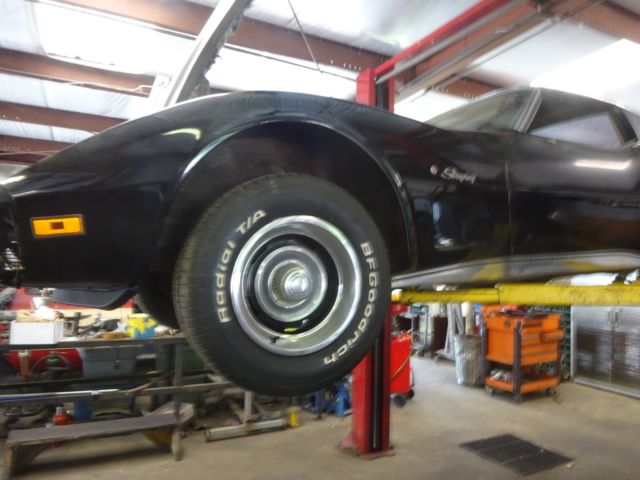 1973 Black Chevrolet Corvette Coupe