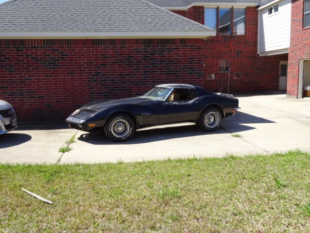 1973 Black Chevrolet Corvette Coupe