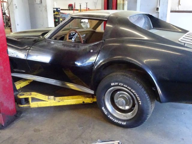 1973 Black Chevrolet Corvette Coupe