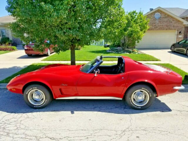 1973 Red Chevrolet Corvette Coupe