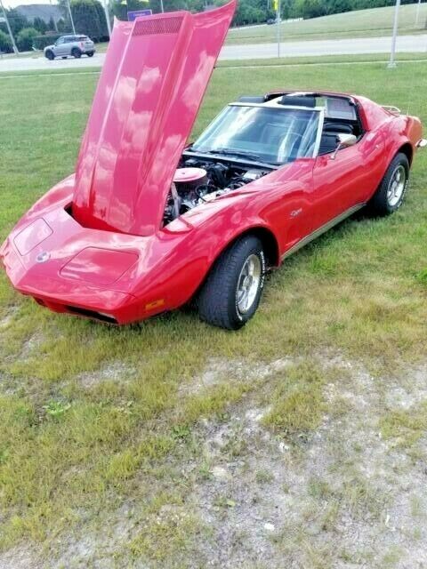 1973 Red Chevrolet Corvette Coupe