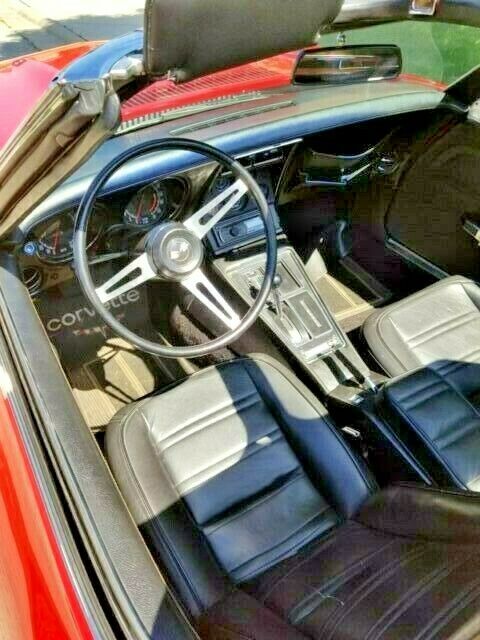 1973 Red Chevrolet Corvette Coupe