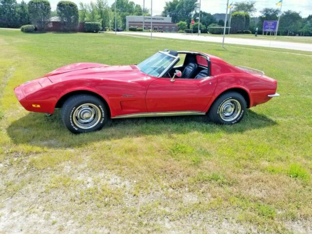 1973 Red Chevrolet Corvette Coupe