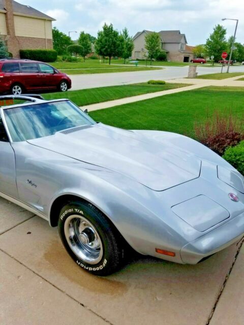 1973 Silver Chevrolet Corvette Coupe