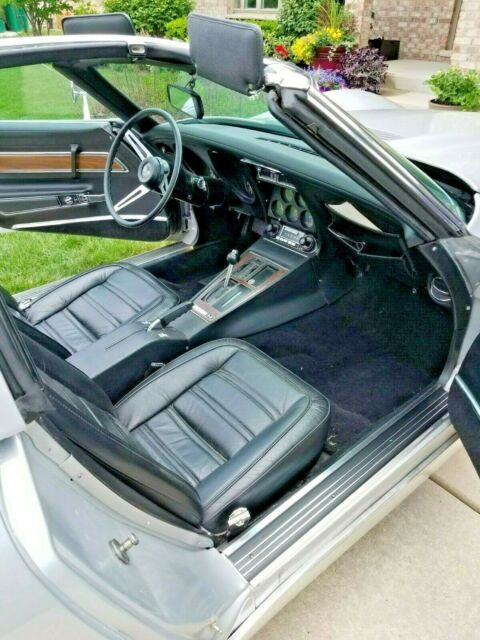 1973 Silver Chevrolet Corvette Coupe