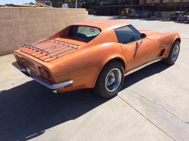 1973 Orange Chevrolet Corvette
