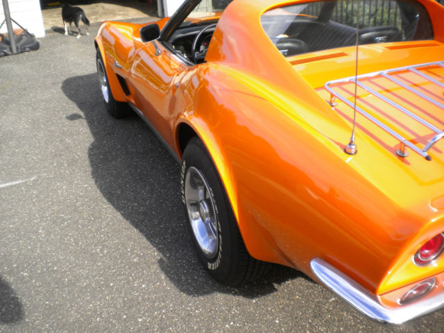 1973 Orange Chevrolet Corvette Coupe