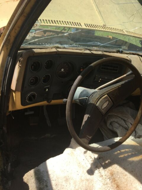 1973 Yellow Chevrolet C-10 Standard Cab Pickup