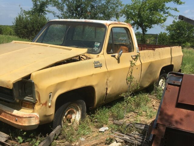 1973 Yellow Chevrolet C-10 Standard Cab Pickup