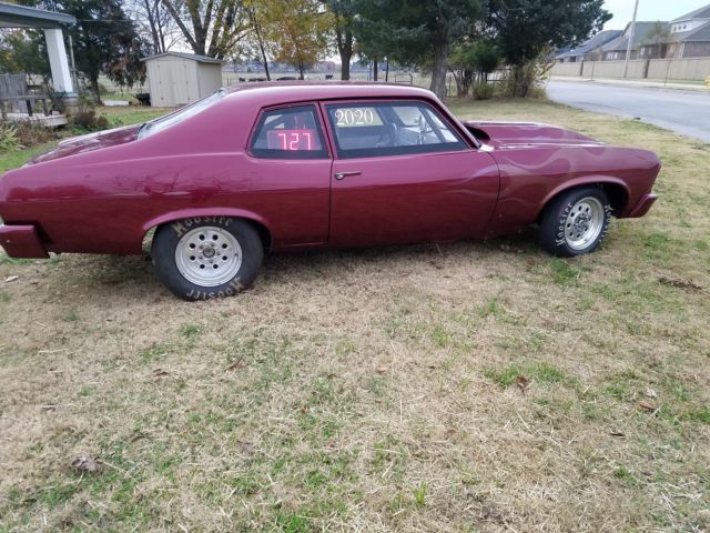 1973 Burgundy Chevrolet Nova Hatchback