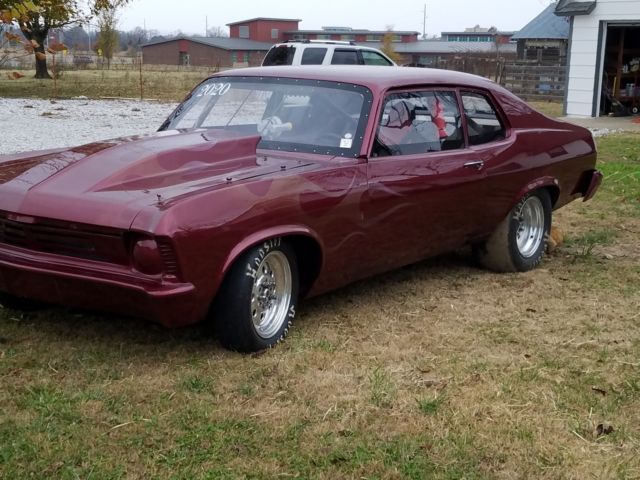 1973 Burgundy Chevrolet Nova Hatchback