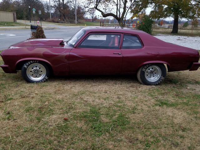 1973 Burgundy Chevrolet Nova Hatchback