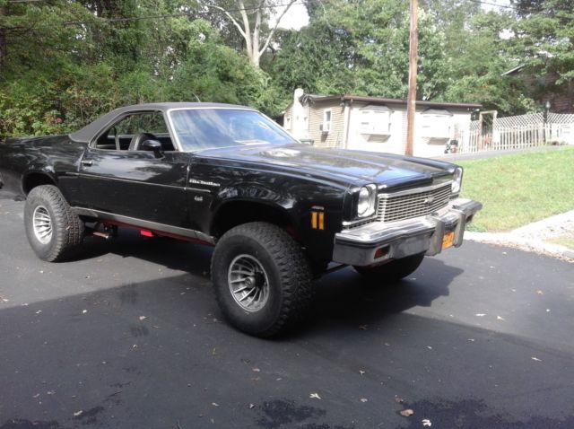 19730000 Black Chevrolet El Camino