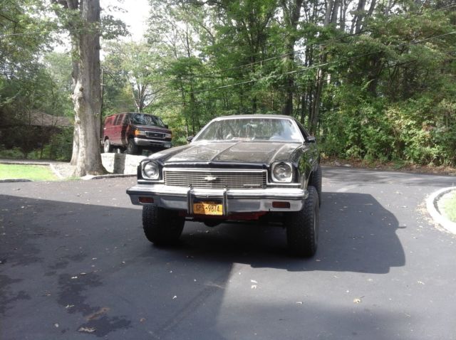 1973 Black Chevrolet El Camino