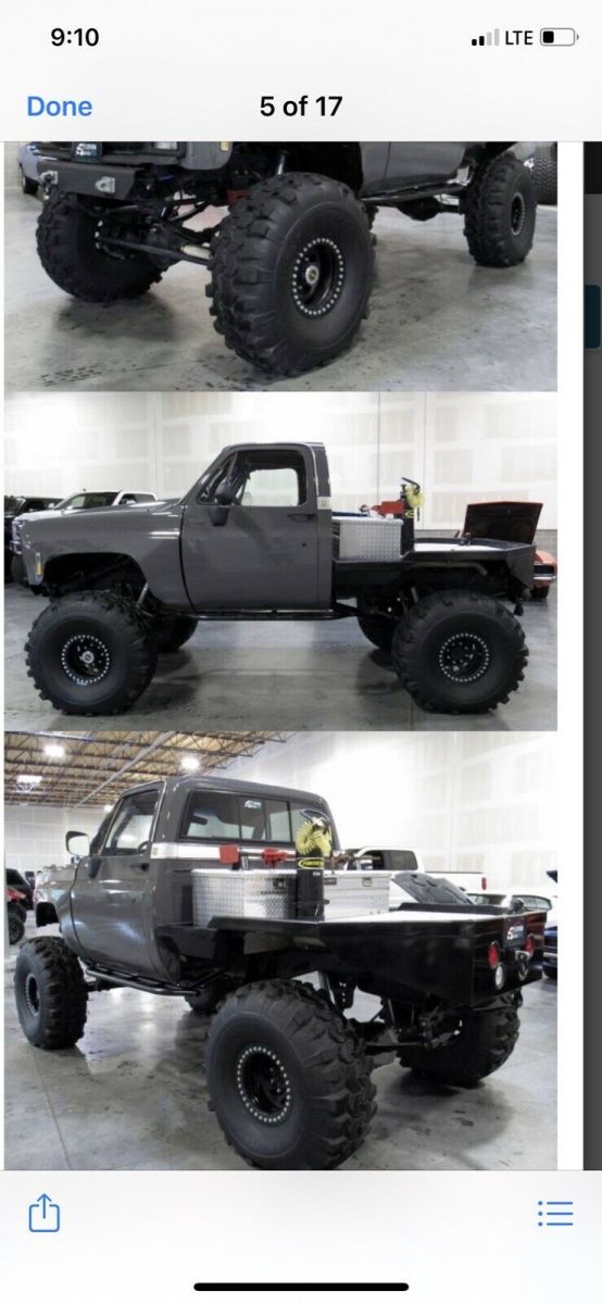 1973 Grey Chevrolet K-20 Pickup