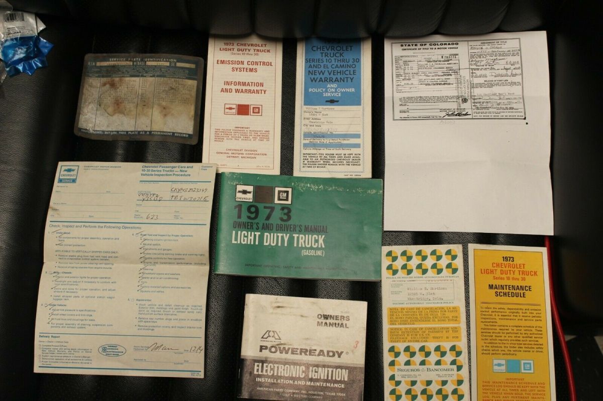 1973 Black Chevrolet C/K Pickup 1500