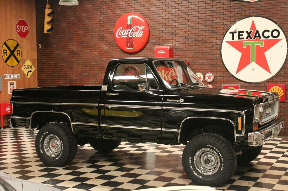 1973 Black Chevrolet C/K Pickup 1500