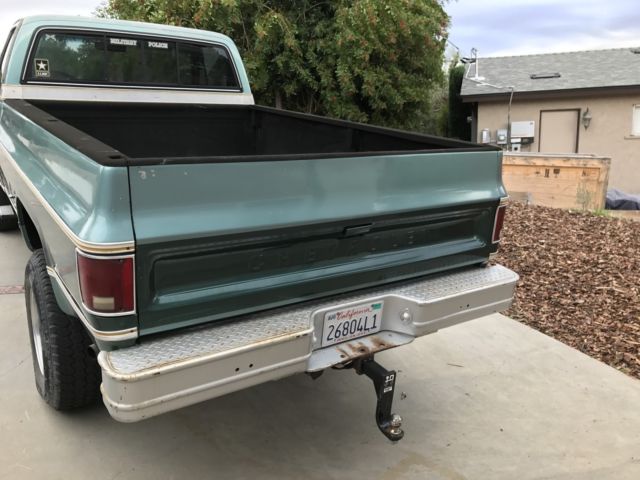 1973 Green Chevrolet C/K Pickup 2500