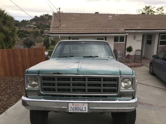 1973 Green Chevrolet C/K Pickup 2500