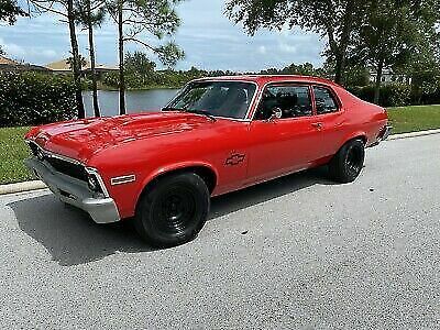 1973 Red Chevrolet Nova