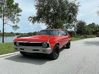 1973 Red Chevrolet Nova