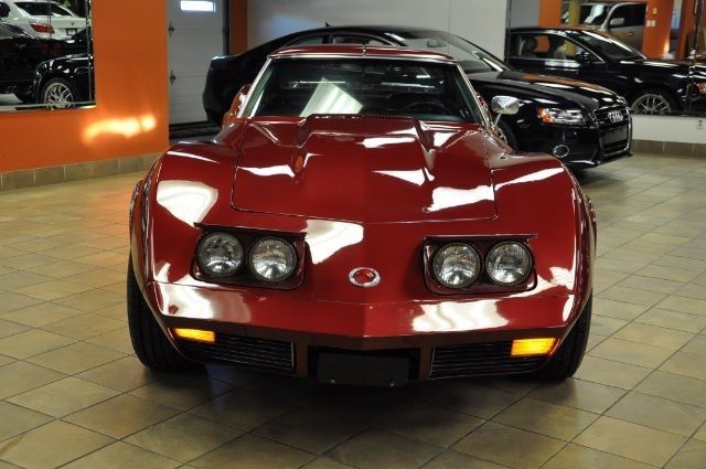 1973 Burgundy Chevrolet Corvette Convertible