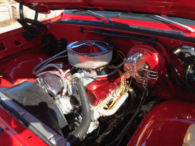 1973 Red with Black Chevrolet C-10 Standard Cab Pickup
