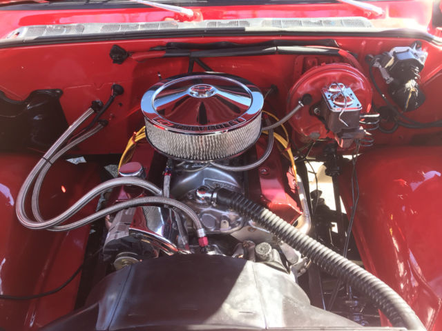 1973 Red with Black Chevrolet C-10 Standard Cab Pickup