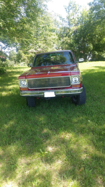 1973 Burgundy Chevrolet C/K Pickup 2500