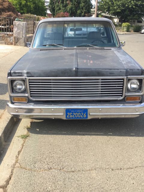 1973 Black Chevrolet C/K Pickup 1500