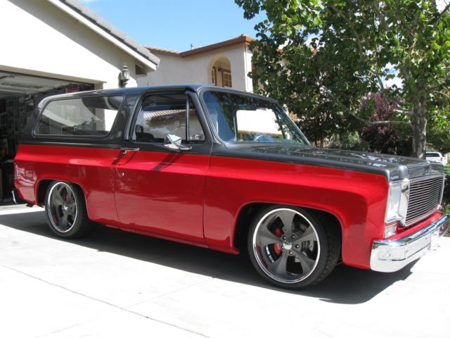 1973 Red & Grey Chevrolet Blazer