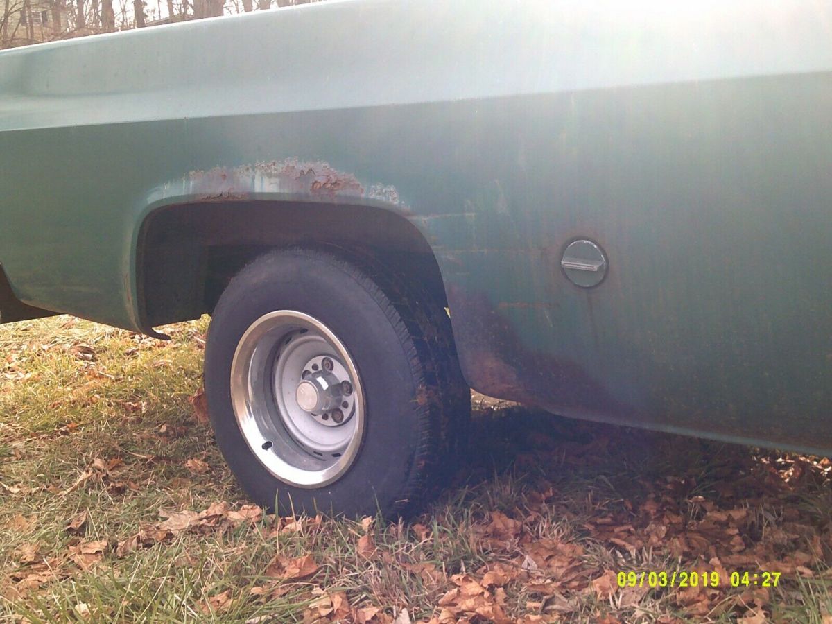 1973 Green Chevrolet C-10 Standard Cab Pickup