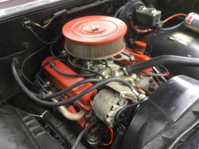 1973 Burgundy Chevrolet C-10 Short bed step side