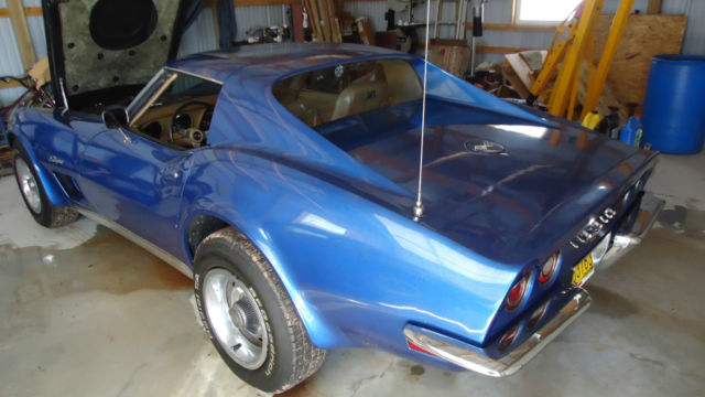 1973 Blue Chevrolet Corvette Coupe