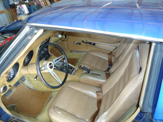 1973 Blue Chevrolet Corvette Coupe