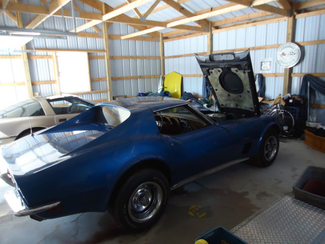 1973 Blue Chevrolet Corvette Coupe