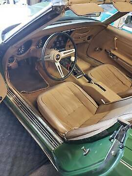 1973 Green Chevrolet Corvette Convertible