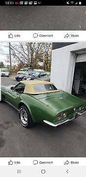 1973 Green Chevrolet Corvette Convertible