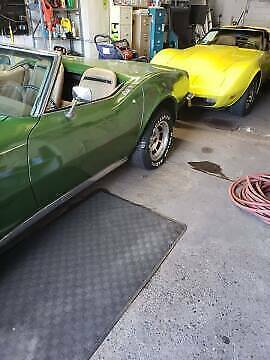 1973 Green Chevrolet Corvette Convertible