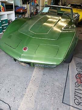 1973 Green Chevrolet Corvette Convertible