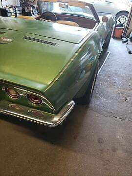 1973 Green Chevrolet Corvette Convertible