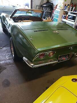 1973 Green Chevrolet Corvette Convertible