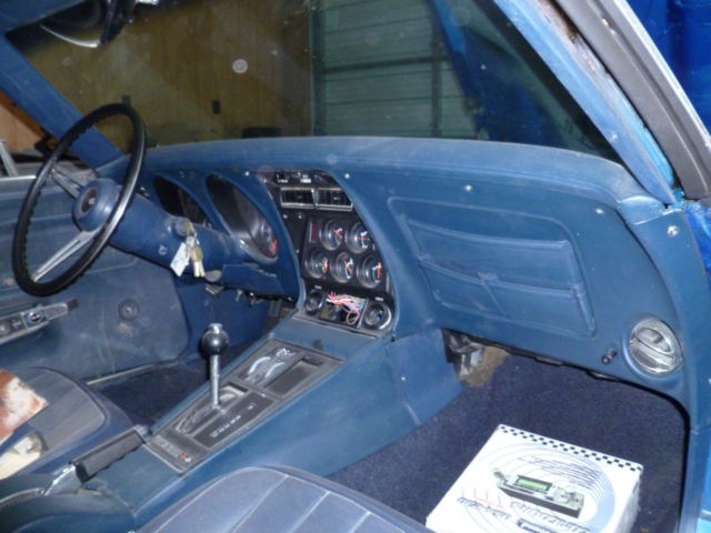 1973 Blue Chevrolet Corvette Coupe