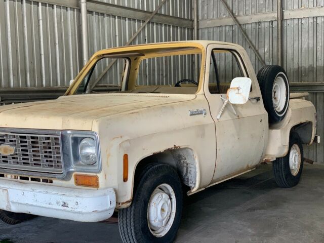 1973 Tan Chevrolet C-10 Cab & Chassis