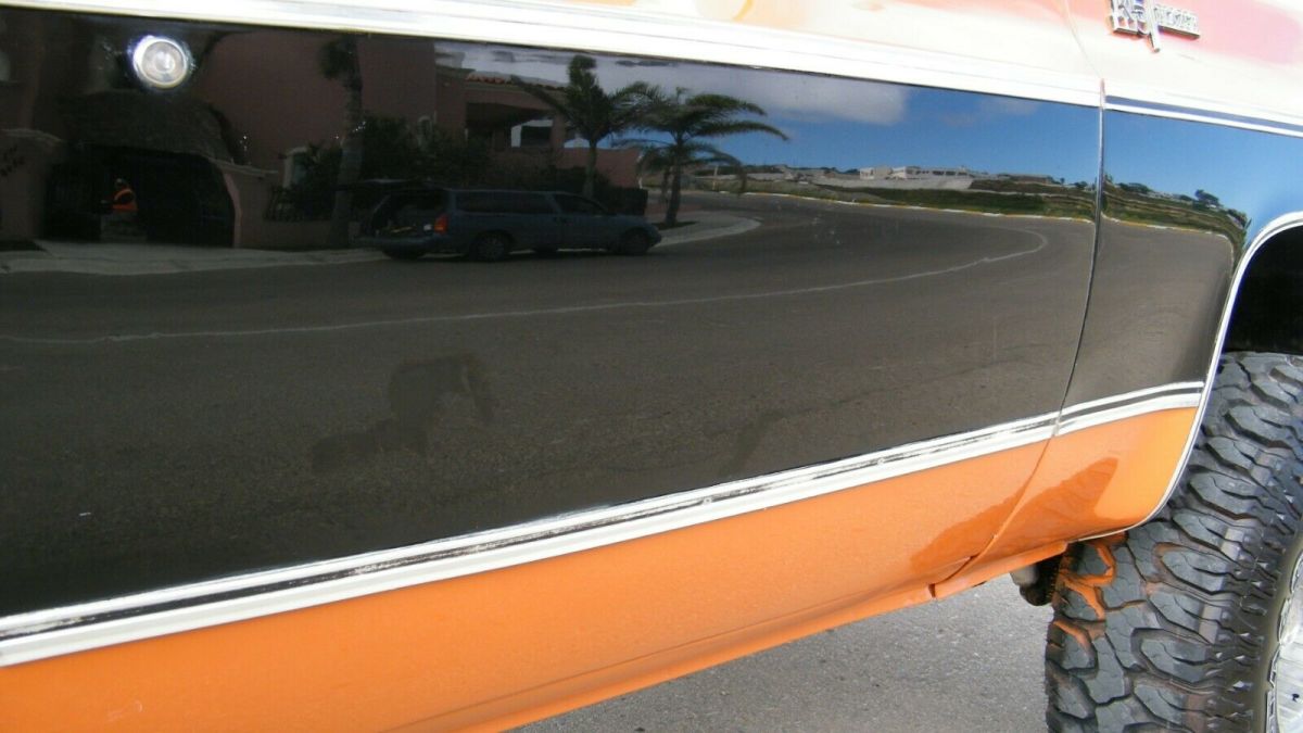 1973 Orange Yellow Chevrolet Cheyenne Truck